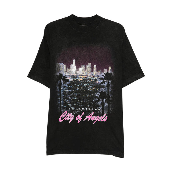Balenciaga tee shirts luxury designer piece front view