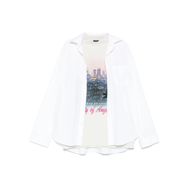 Balenciaga tee shirts luxury designer piece front view
