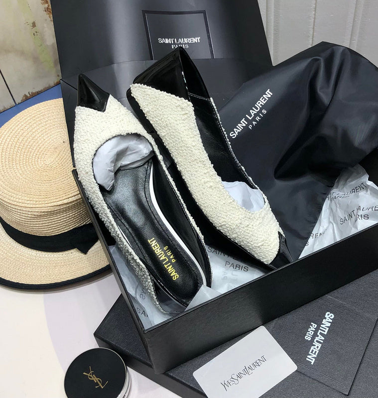 Side profile view of Saint Laurent luxury piece style No.120