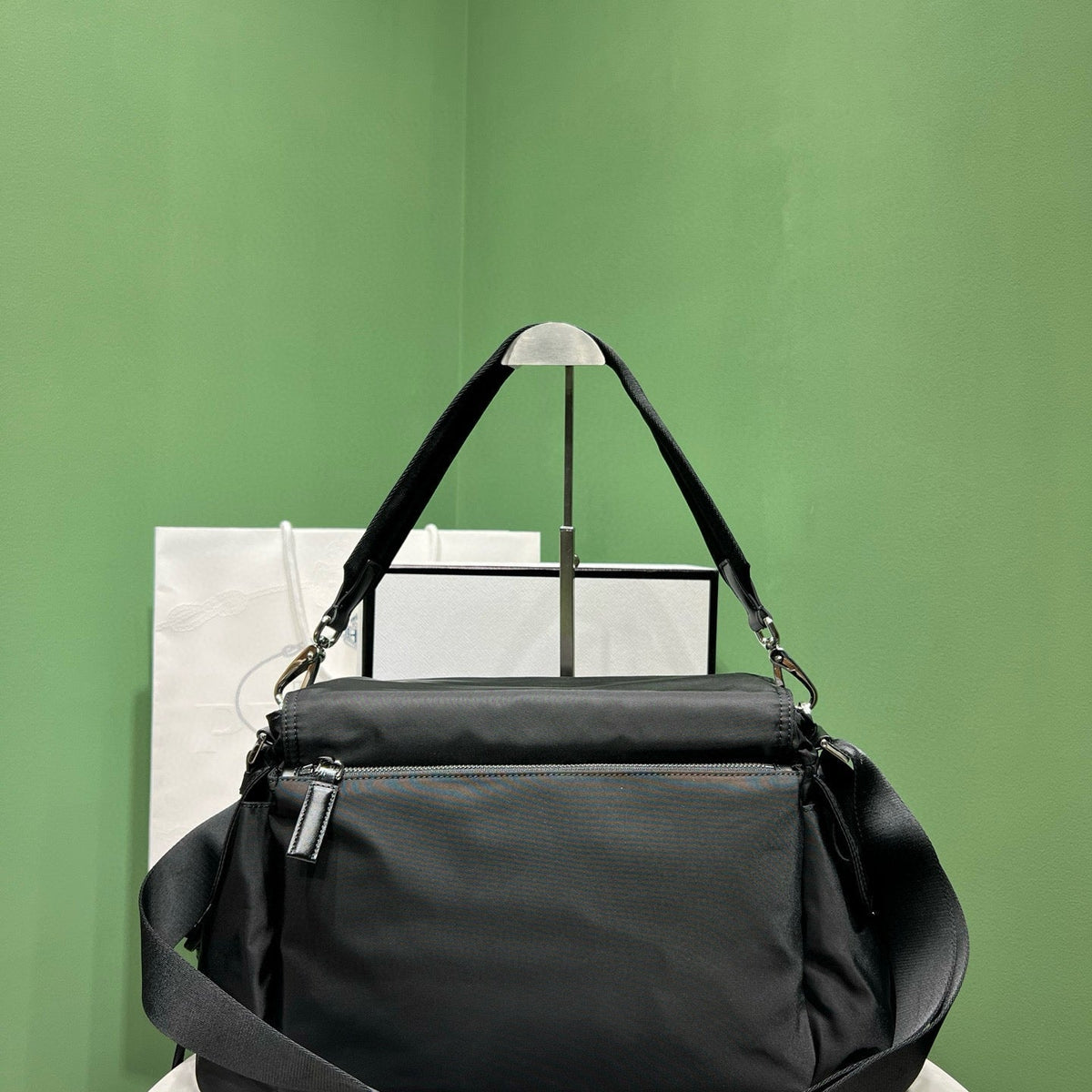 Wallets? Pd Explore Re-nylon Bag Premium Leather Designer Wallet