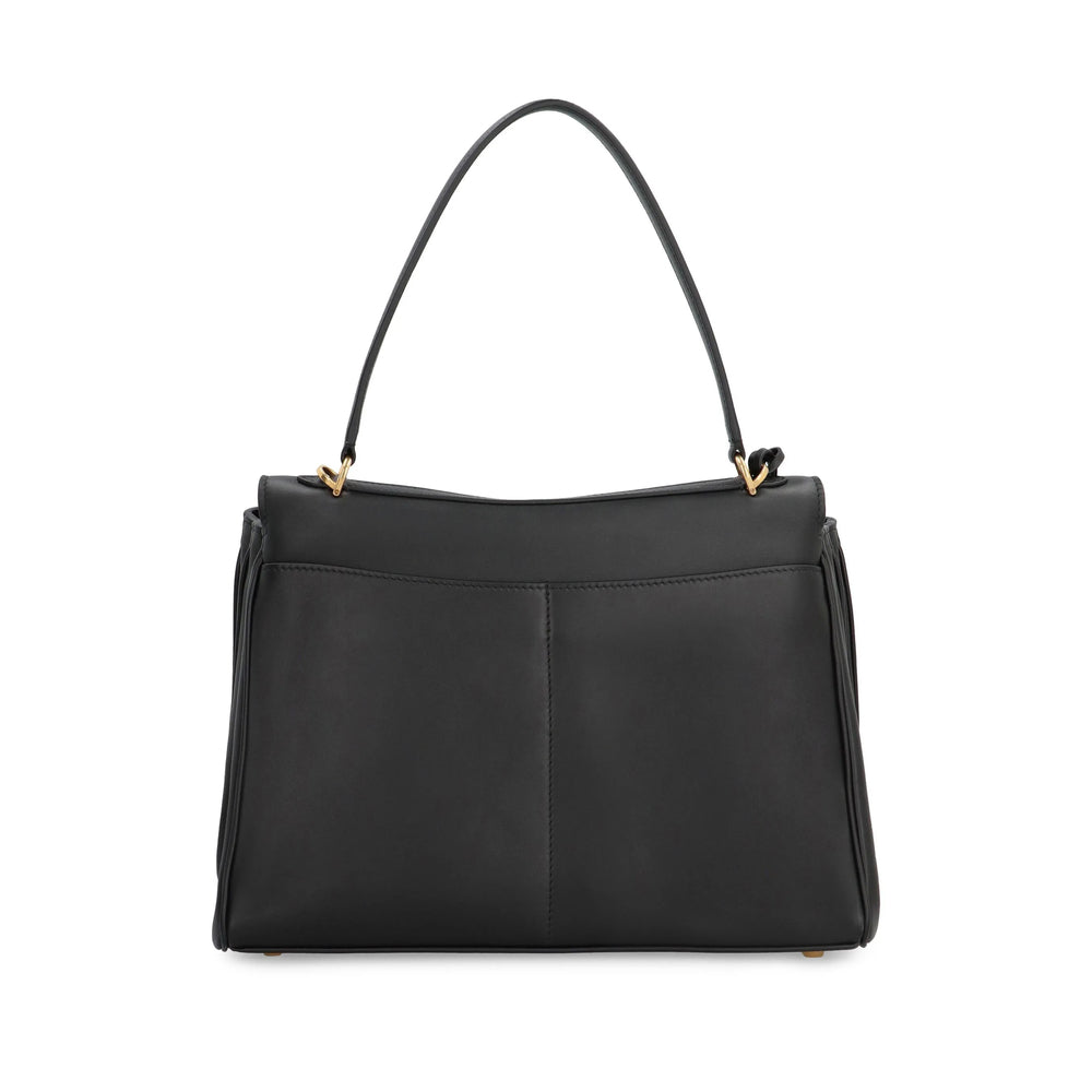 Balenciaga Bags? Balenciaga Black Shoulder Bags Women Luxury Designer Leather Handbag
