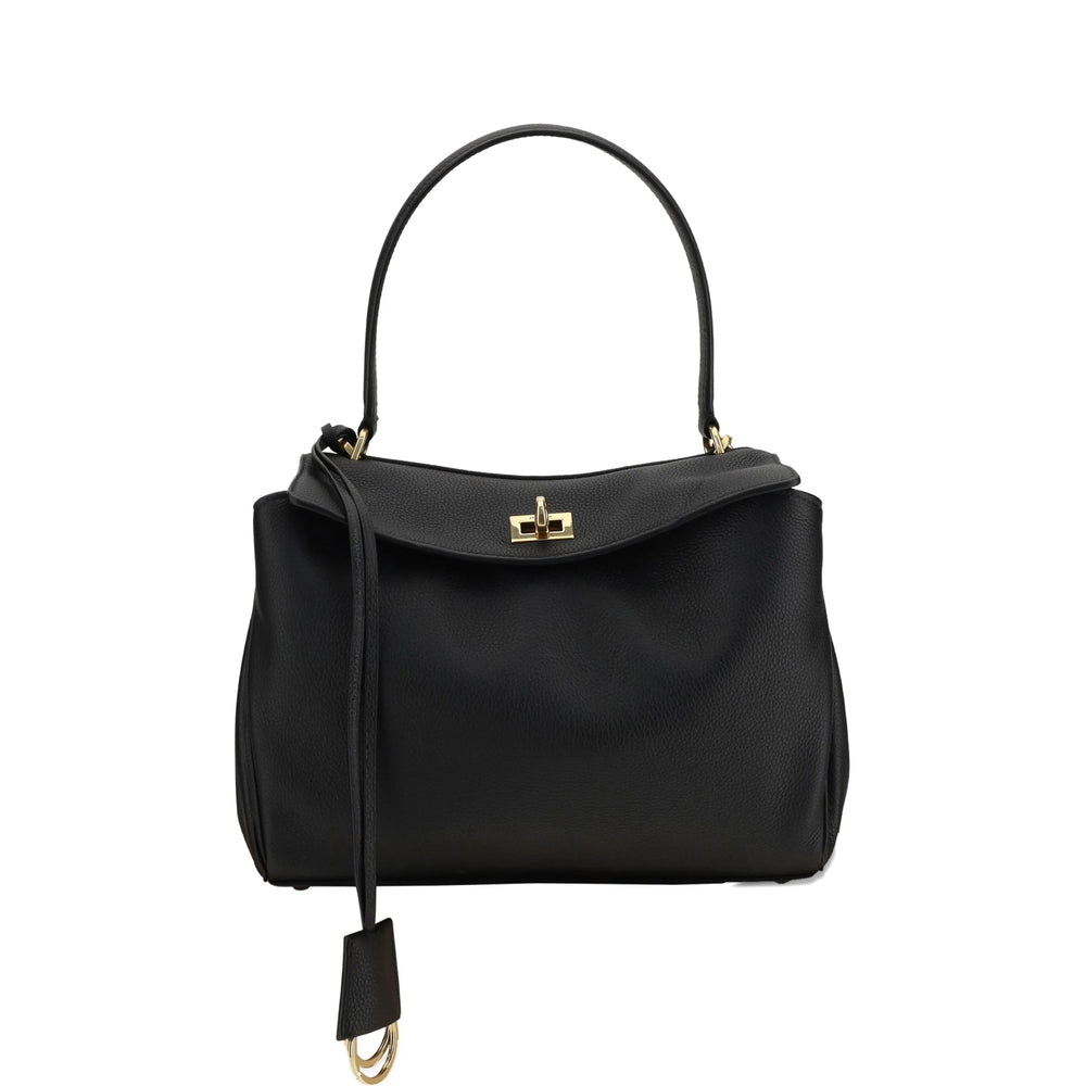Balenciaga Bags? Balenciaga Black Shoulder Bags Women Luxury Designer Leather Handbag