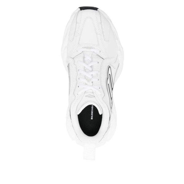 Close-up of Balenciaga athletic hardware and fine stitching
