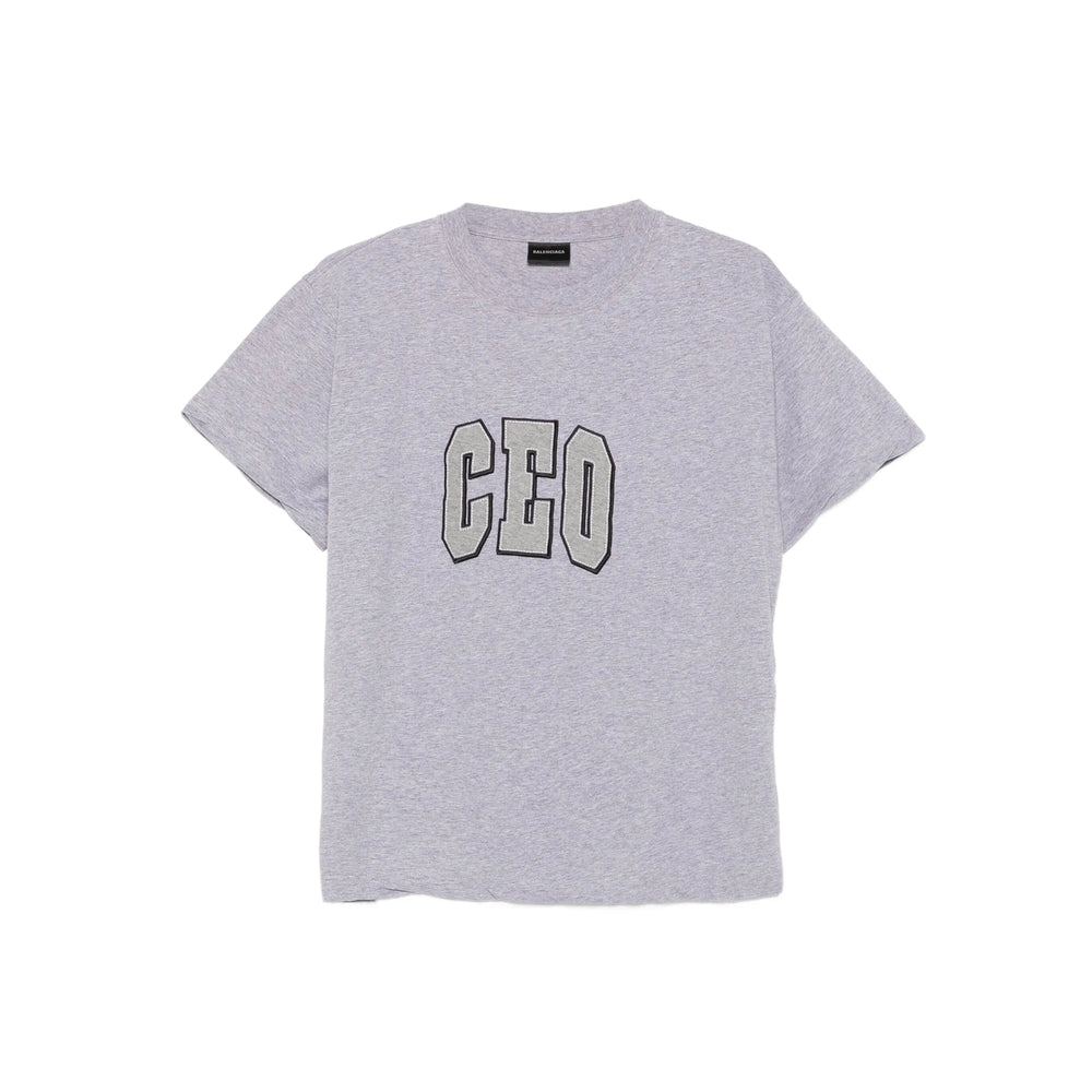 Balenciaga T-Shirts? Balenciaga Grey Tops - T-Shirts & Jerseys Women Premium Designer Cotton T-Shirt