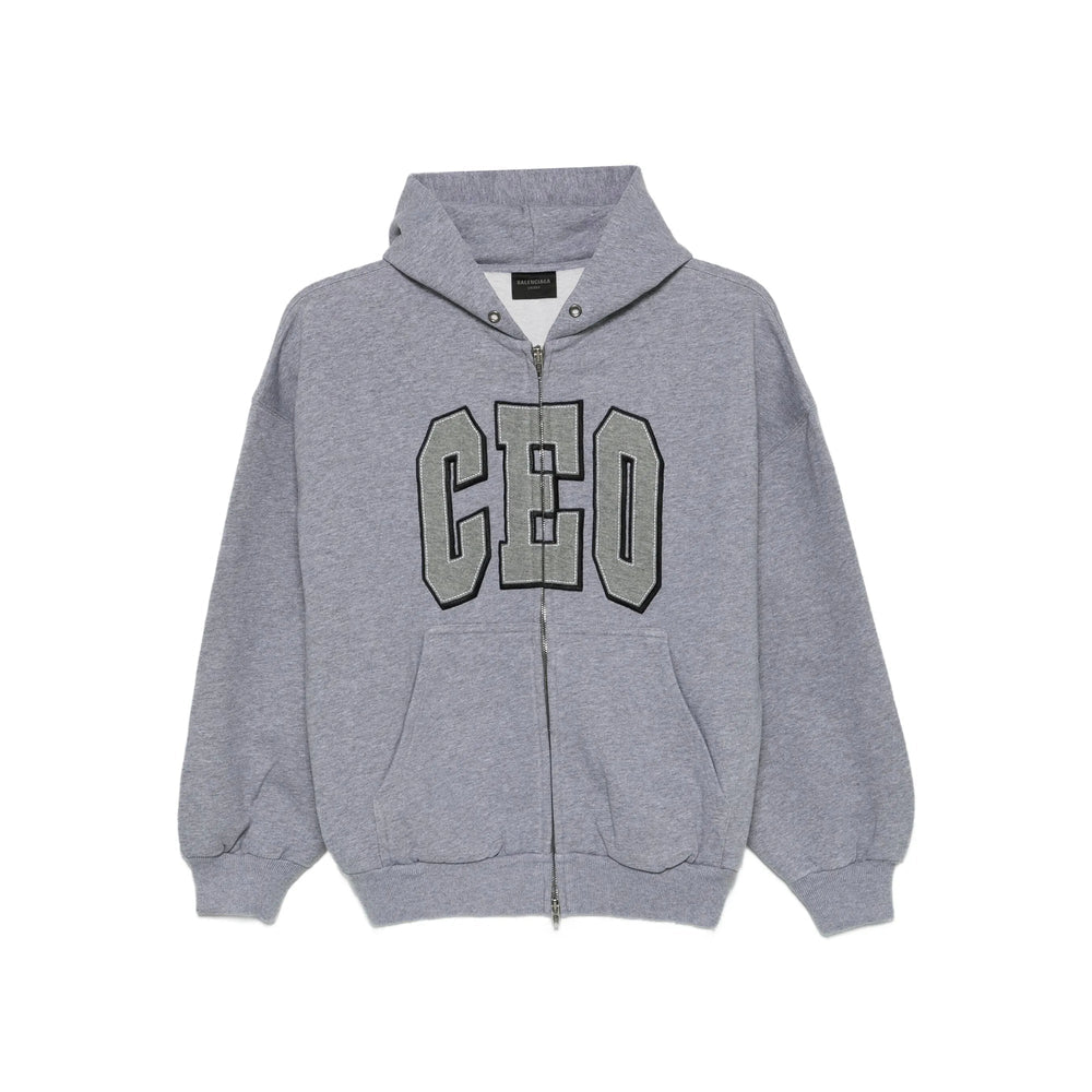 Balenciaga Hoodies? Balenciaga Grey Sweaters & Knitwear - Hoodies Men Comfortable Luxury Streetwear Hoodie
