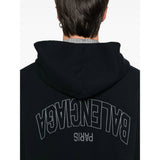 Close-up of Balenciaga sweaters & pullovers hardware and fine stitching