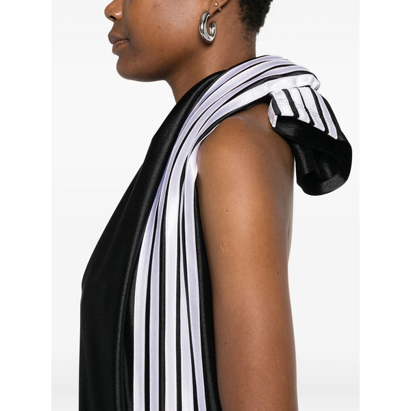 Balenciaga premium cocktail dresses detail and craftsmanship close-up