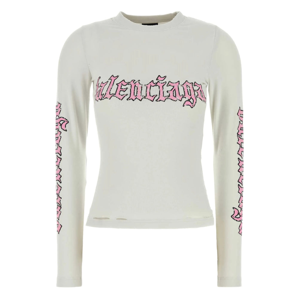 Balenciaga T-Shirts? Balenciaga White Tops - T-Shirts & Jerseys Women Casual Everyday Designer Tee