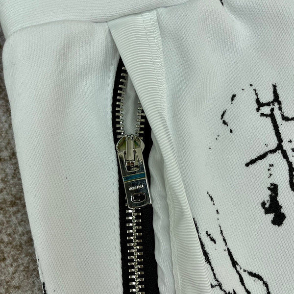 Close-up of Amiri t-shirt craftsmanship