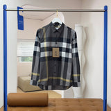 Close-up of Burberry designer clothing craftsmanship