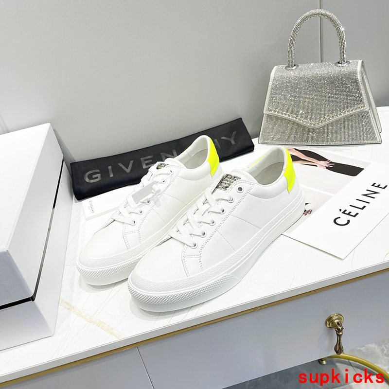 Givenchy Grey Chunky Platform Sneakers - Close-Up Texture View