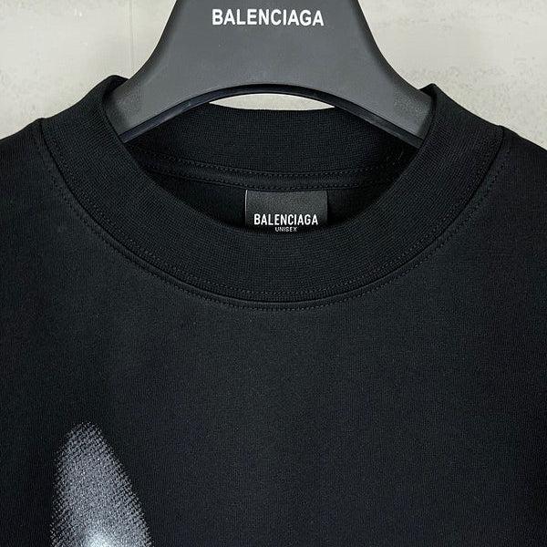 Close-up of Balenciaga designer clothing craftsmanship