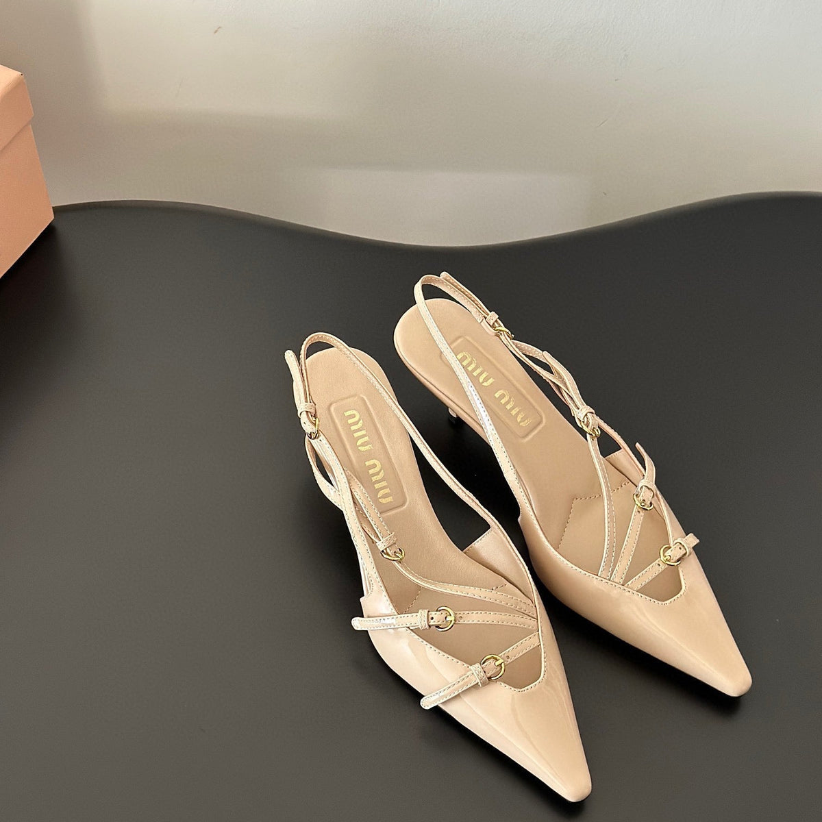 Shoes- Miu M Heels Luxury Lifestyle Designer Footwear