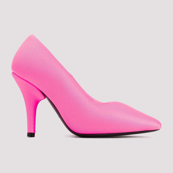 Balenciaga premium pumps detail and craftsmanship close-up