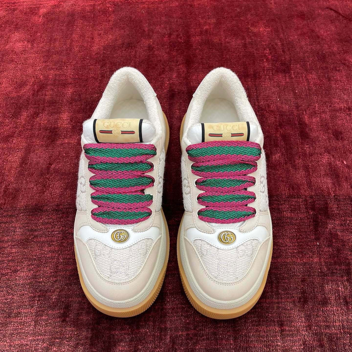 Gucci Shoes- Gucci Screener Leather Sneakers Luxury Lifestyle Designer Footwear