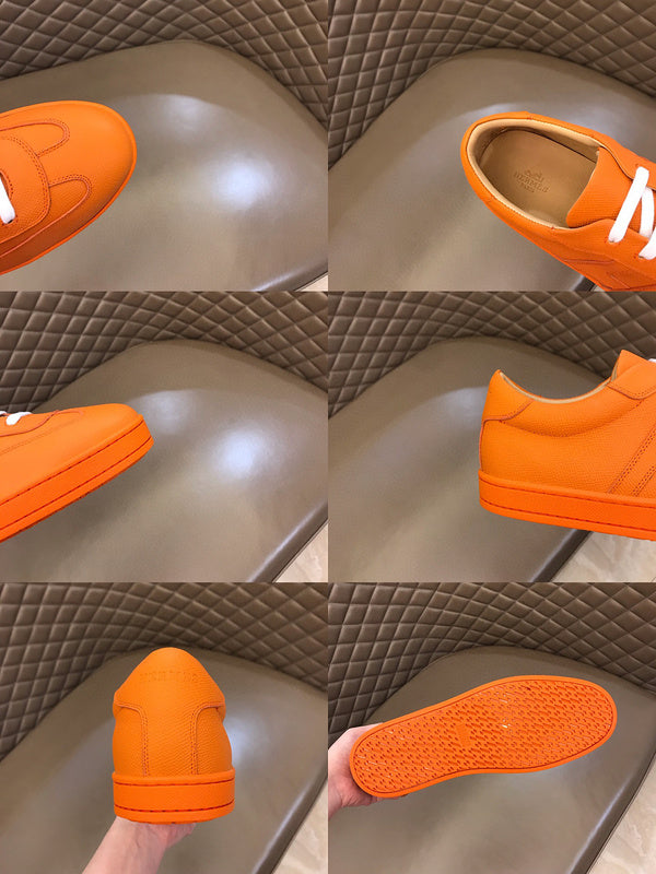 Hermès Camel Combat Boots - Heel Detail View