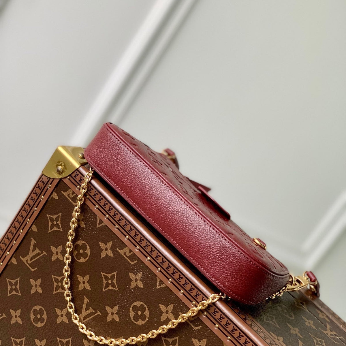 Louis Vuitton Bags- Louis Vuitton Lou Easy Pouch On Strap Elegant Everyday Designer Handbag
