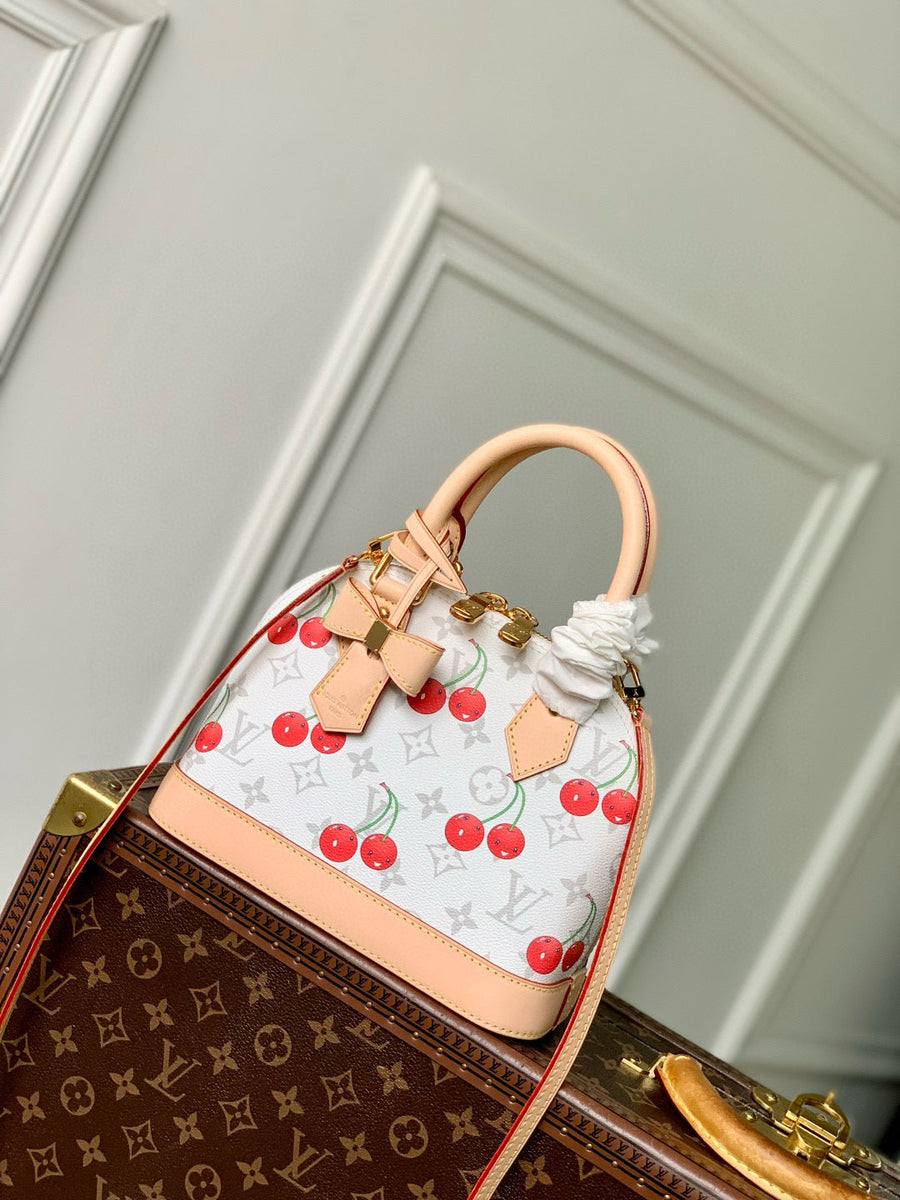 Louis Vuitton Bags- Louis Vuitton Lou x Murakami Alma Bb Bag Elegant Everyday Designer Handbag