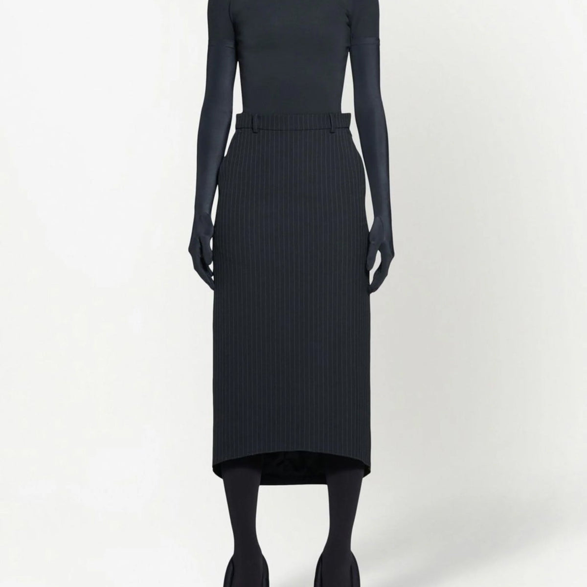 Balenciaga premium skirts detail and craftsmanship close-up