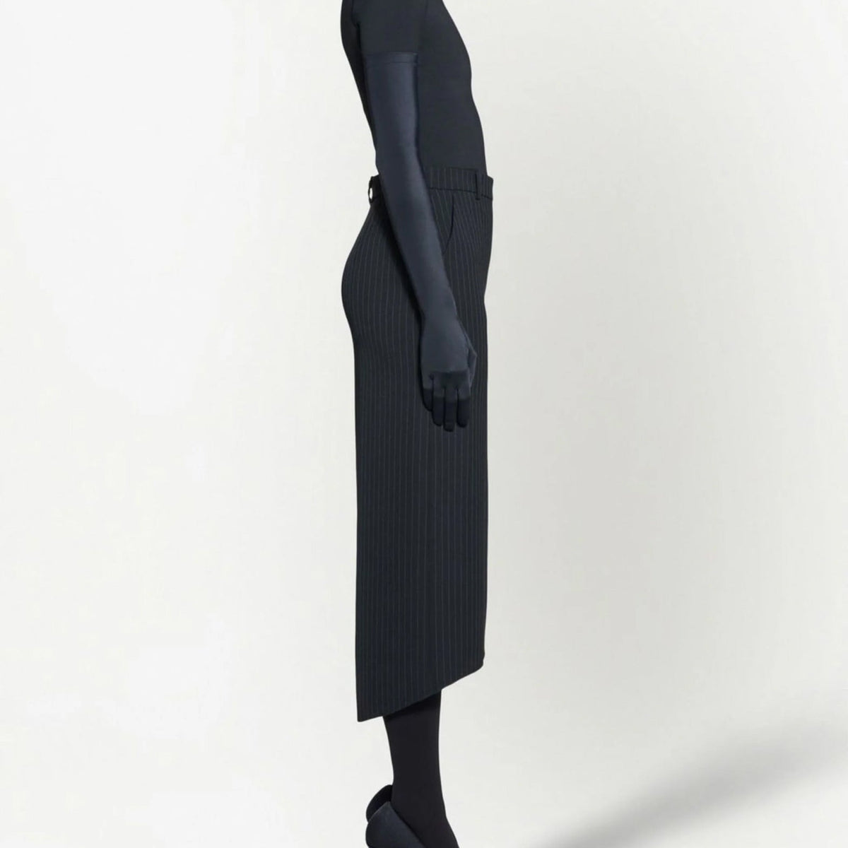 Balenciaga skirts side profile designer luxury fashion