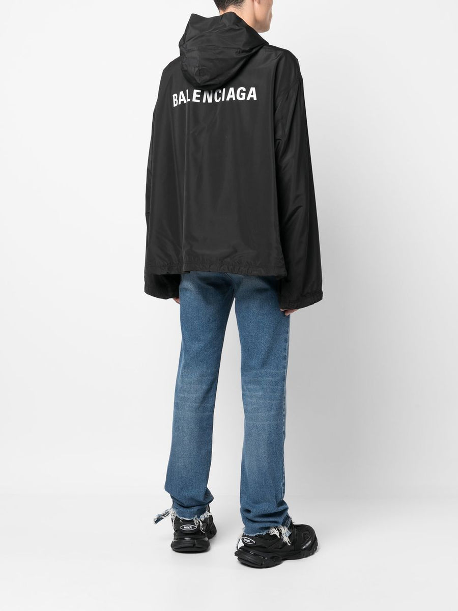 Balenciaga premium outerwear detail and craftsmanship close-up