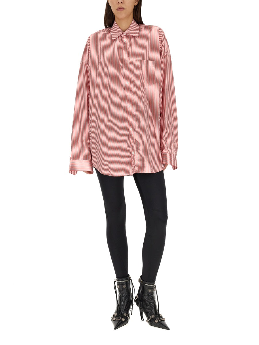 Balenciaga Tops? BALENCIAGA Oversized Logo Shirt for Women Elegant Everyday Designer Top