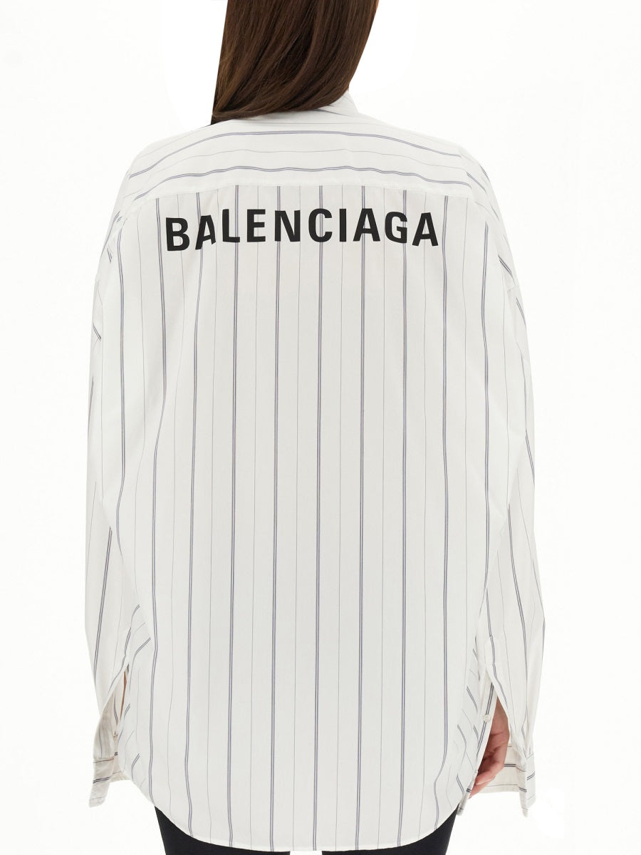 Balenciaga premium shirts detail and craftsmanship close-up