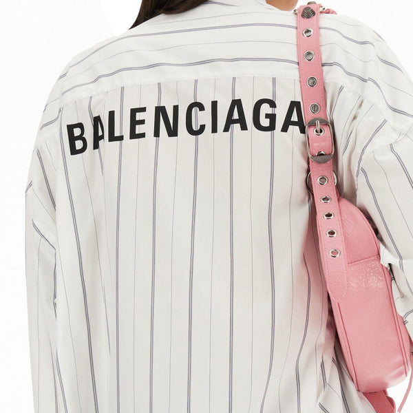 Balenciaga premium shirts detail and craftsmanship close-up