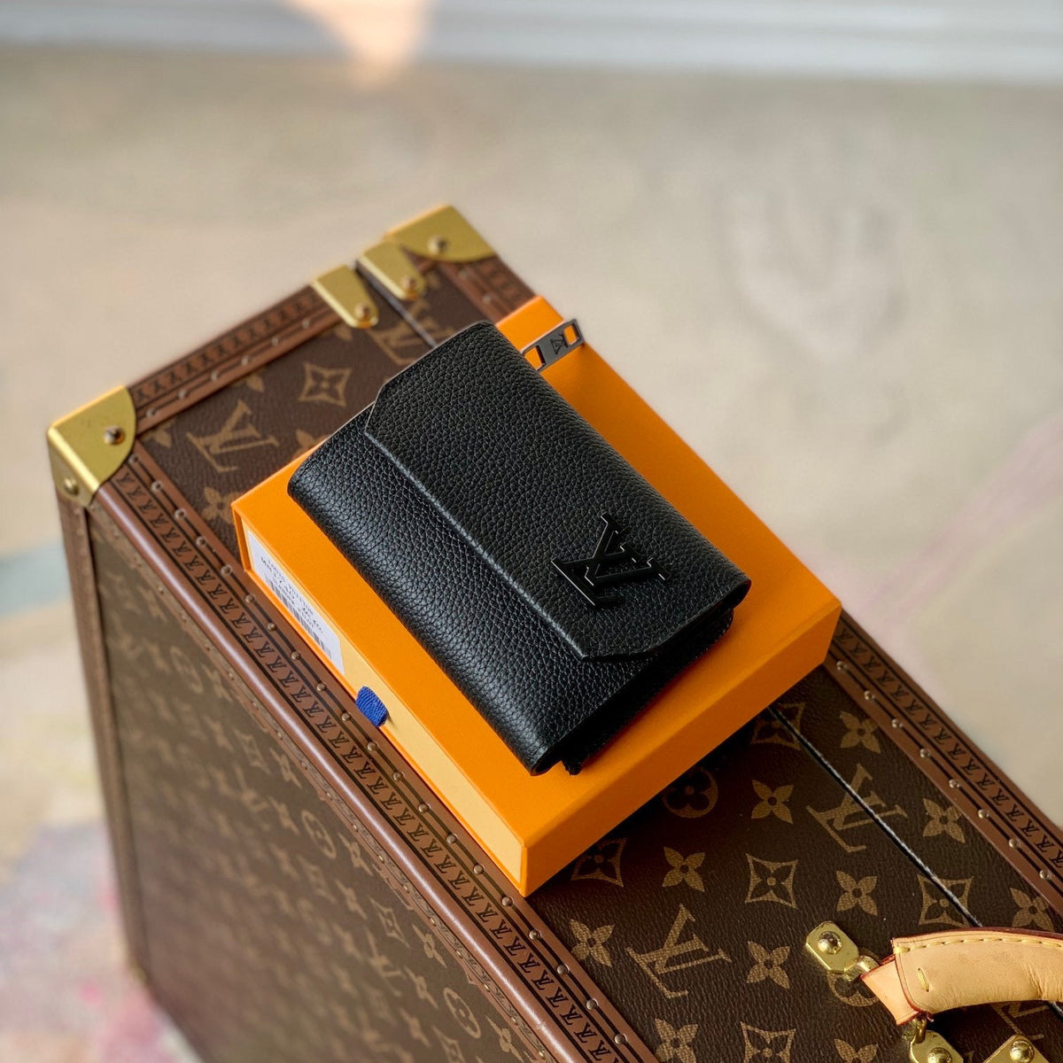 Louis Vuitton Wallets- Louis Vuitton Lou Pilot Wallet Premium Leather Designer Wallet