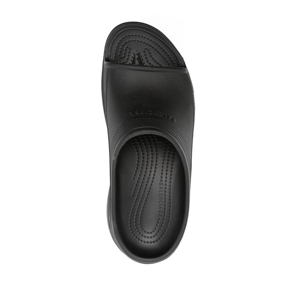 Balenciaga premium sandals detail and craftsmanship close-up
