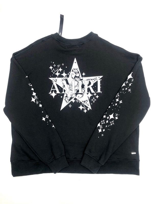 Close-up of Amiri hoodie craftsmanship