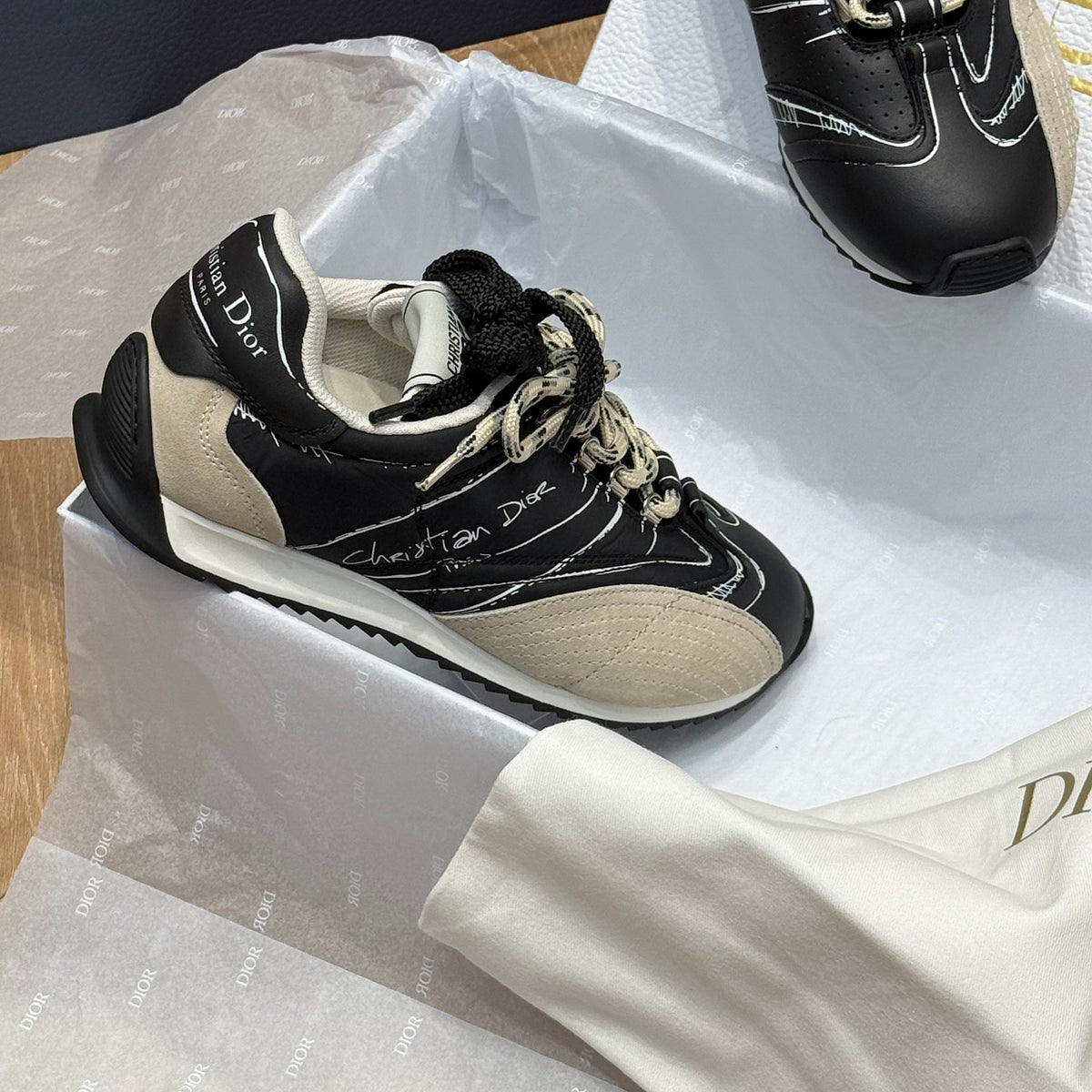 Dior Shoes- Dior D-sketch Sneaker Premium Designer Casual Shoes