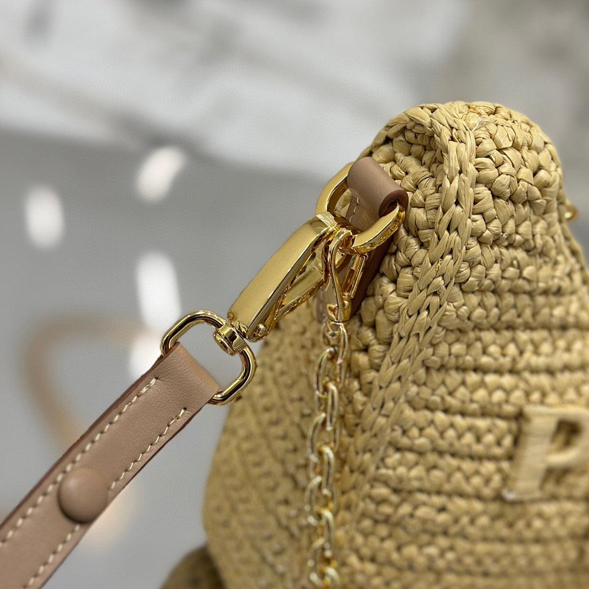 Bags- Pd Re-edition Crochet Mini Bag Luxury Designer Leather Handbag