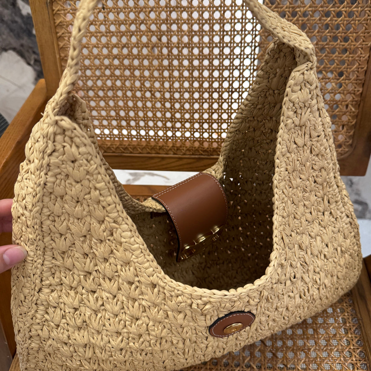 Bags- Cel Cabas Triangle Bag Elegant Everyday Designer Handbag