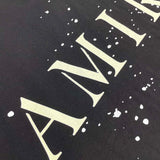 Close-up of Amiri t-shirt craftsmanship