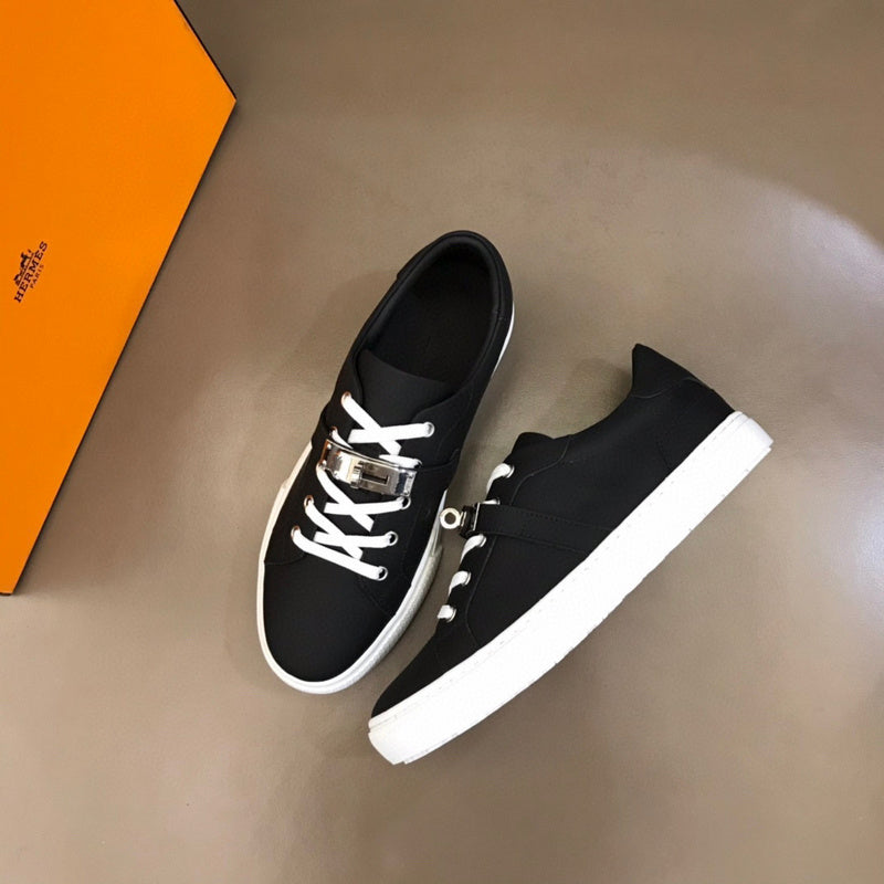 Hermès Nude Low-Top Sneakers - Side Profile View
