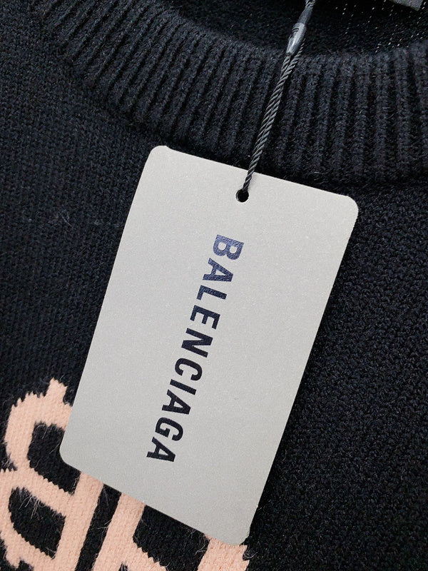 Close-up of Balenciaga designer clothing craftsmanship
