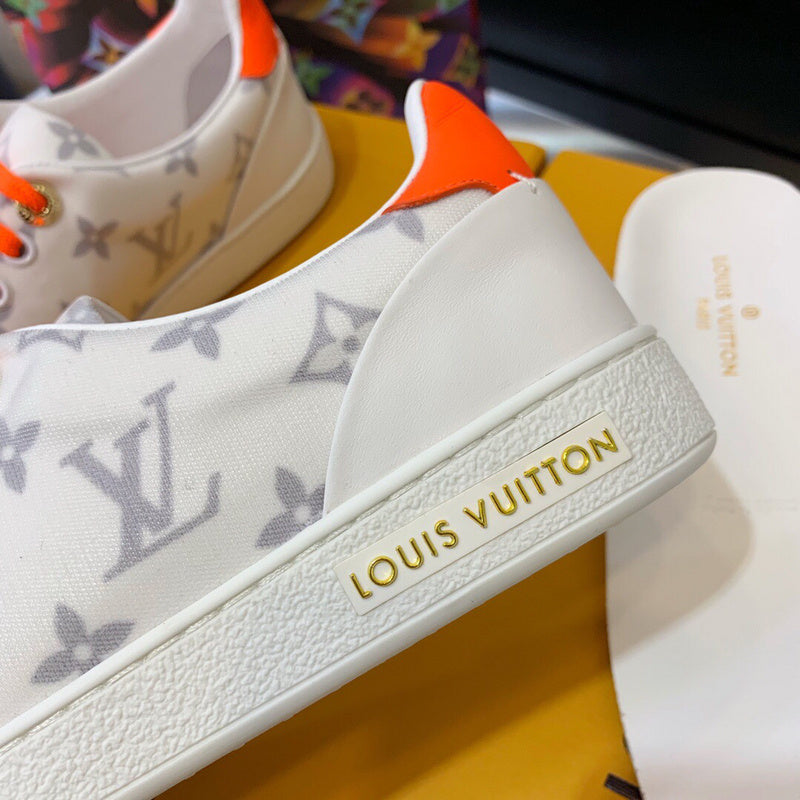 Close-up of Louis Vuitton shoes craftsmanship