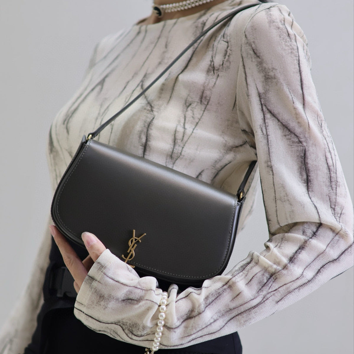 Saint Laurent Bags- Saint Laurent Mini Voltaire Bag Elegant Everyday Designer Handbag