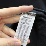 Close-up of Burberry designer clothing craftsmanship