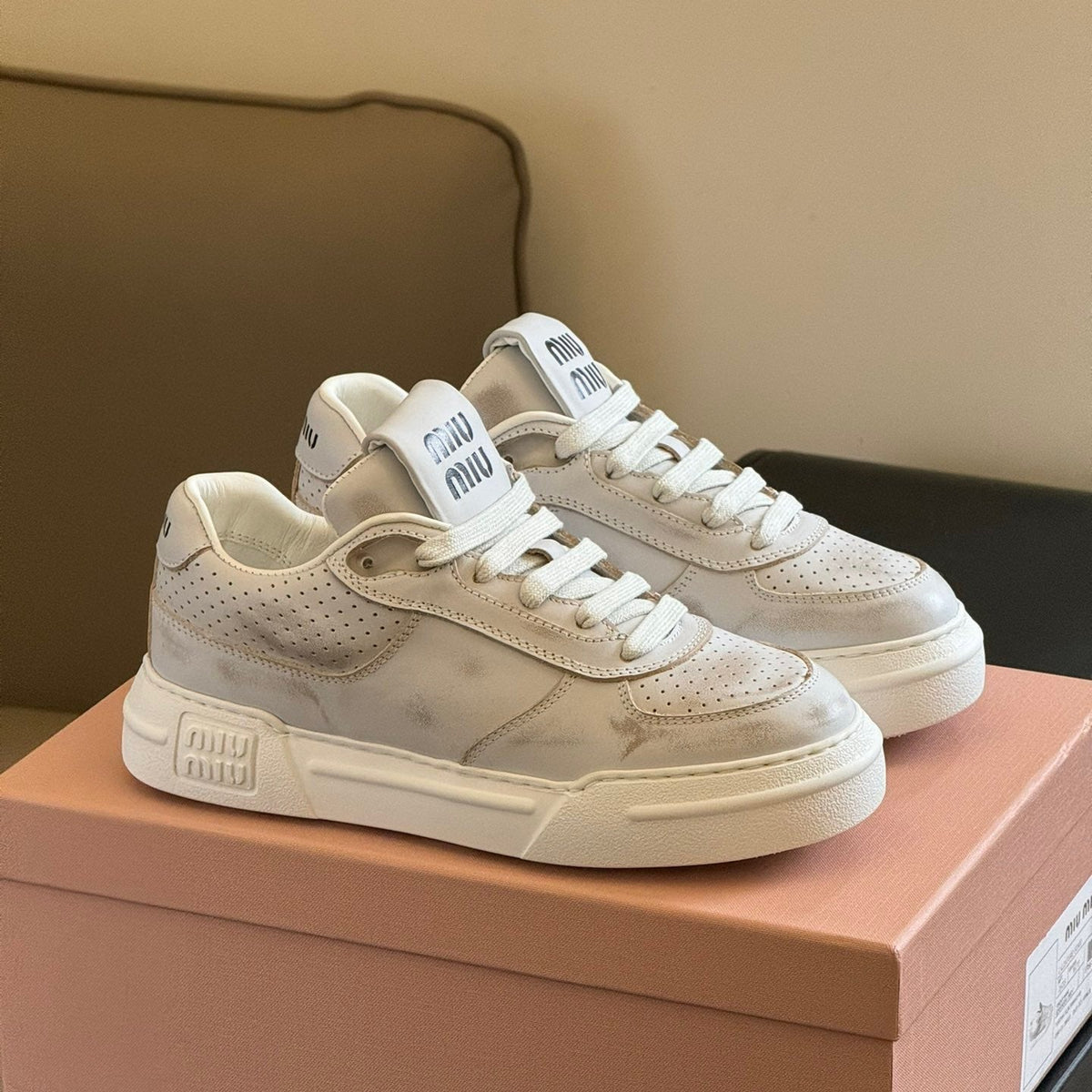 Shoes- Miu M Trainers Premium Designer Casual Shoes