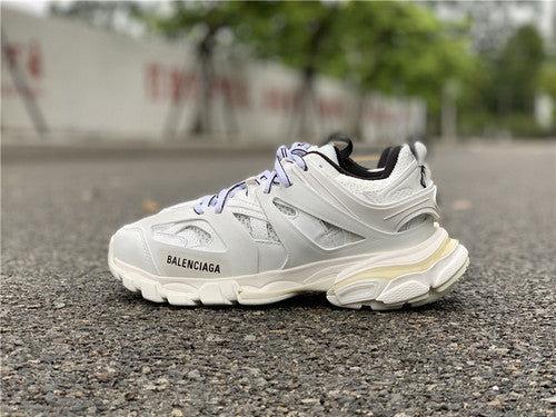 Balenciaga White Slingback Heels - Angled View