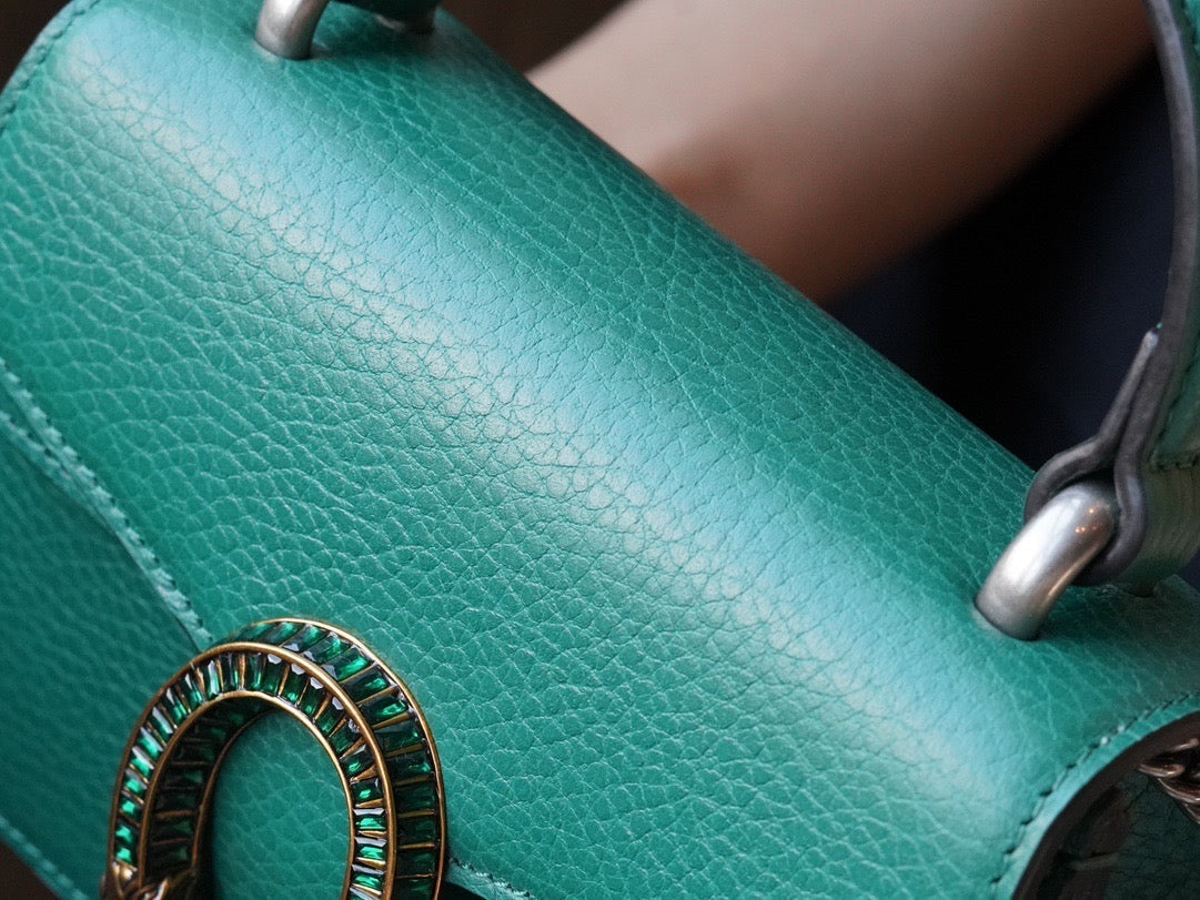 Gucci Bags- Gucci Dionysus Mini Top Handle Bag Luxury Designer Leather Handbag