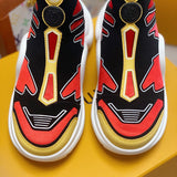 Louis Vuitton luxury shoes detail shot