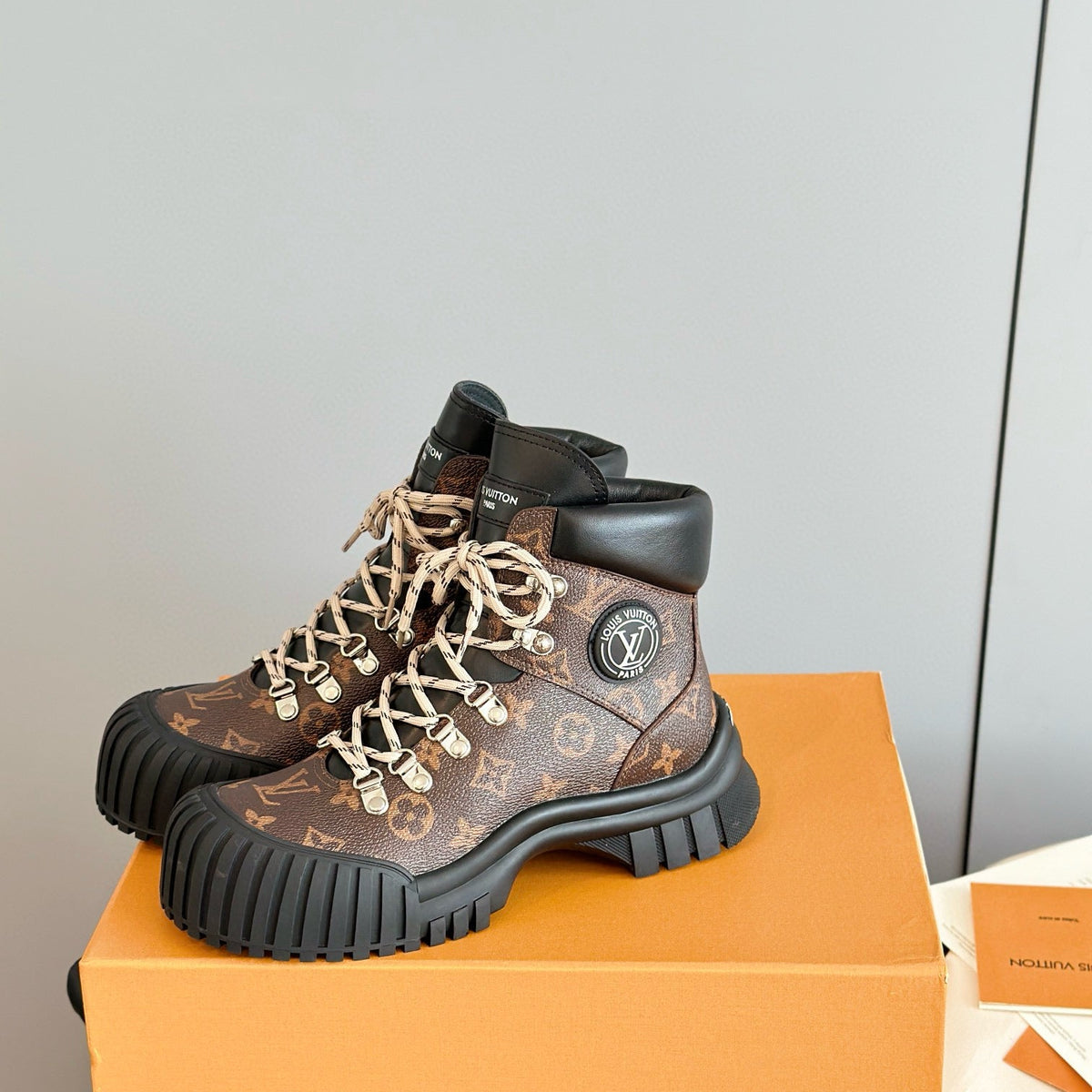 Louis Vuitton Shoes- Louis Vuitton Lou Ruby Boots Comfortable Everyday Designer Shoes
