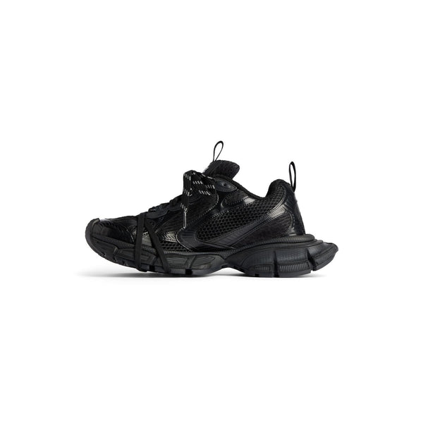 Close-up of Balenciaga sneakers hardware and fine stitching
