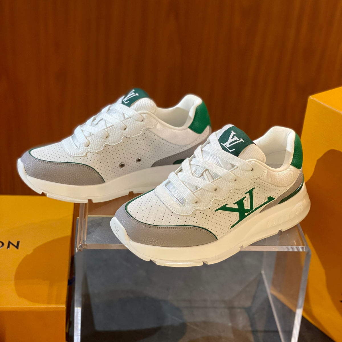 Louis Vuitton Shoes- Louis Vuitton Lou Classic Sneaker Luxury Lifestyle Designer Footwear