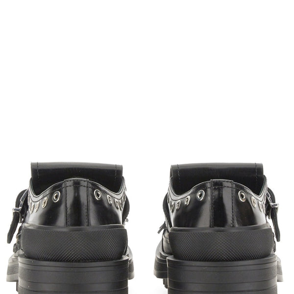 Alexander McQueen slides side profile designer luxury fashion