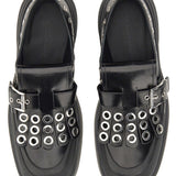 Alexander McQueen premium slides detail and craftsmanship close-up