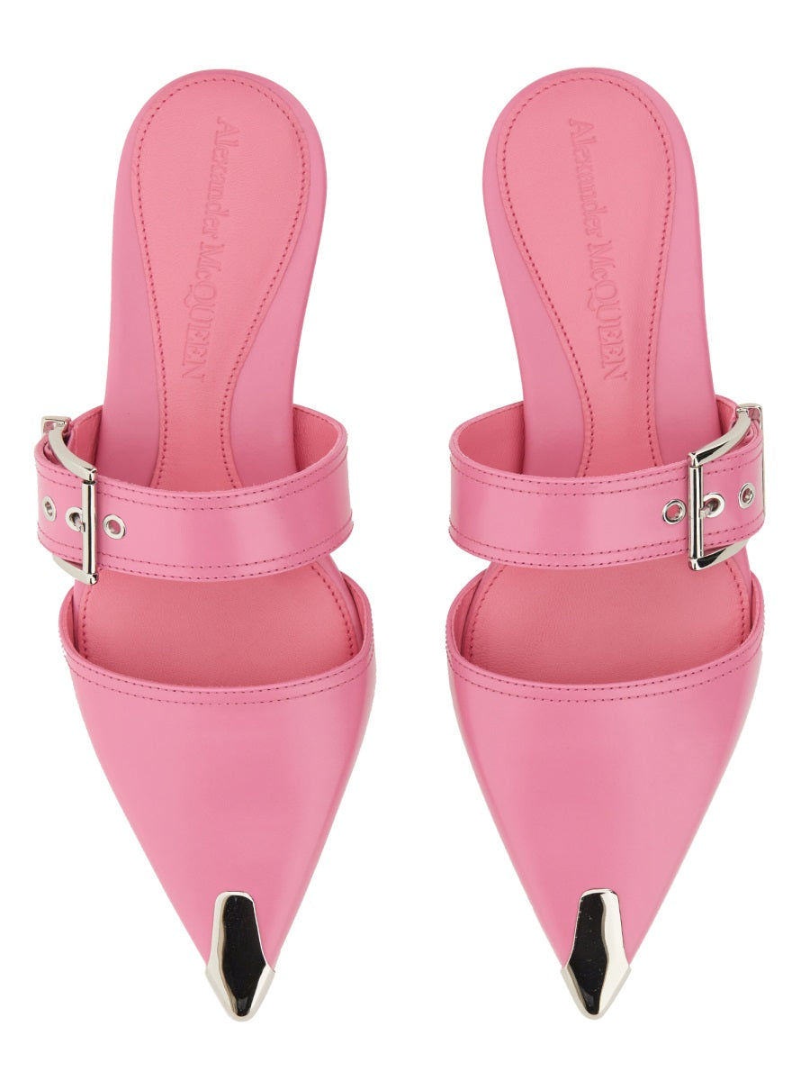 Alexander McQueen Shoes? Alexander Mcqueen Women Mule Punk Premium Designer Casual Shoes